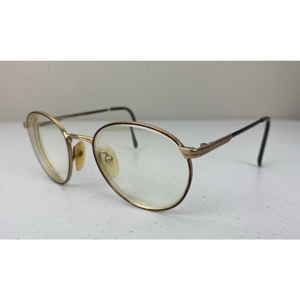 VTG Mirari Italy Luxottica 5506 4004 gold metal eyeglass frames glasses